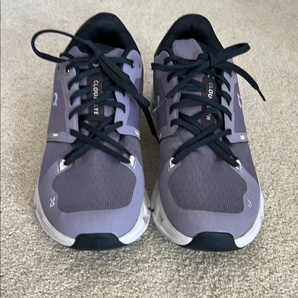Men’s On Running Cloud Men’s Cloudflyer Running Shoes - Purple. Size 12.